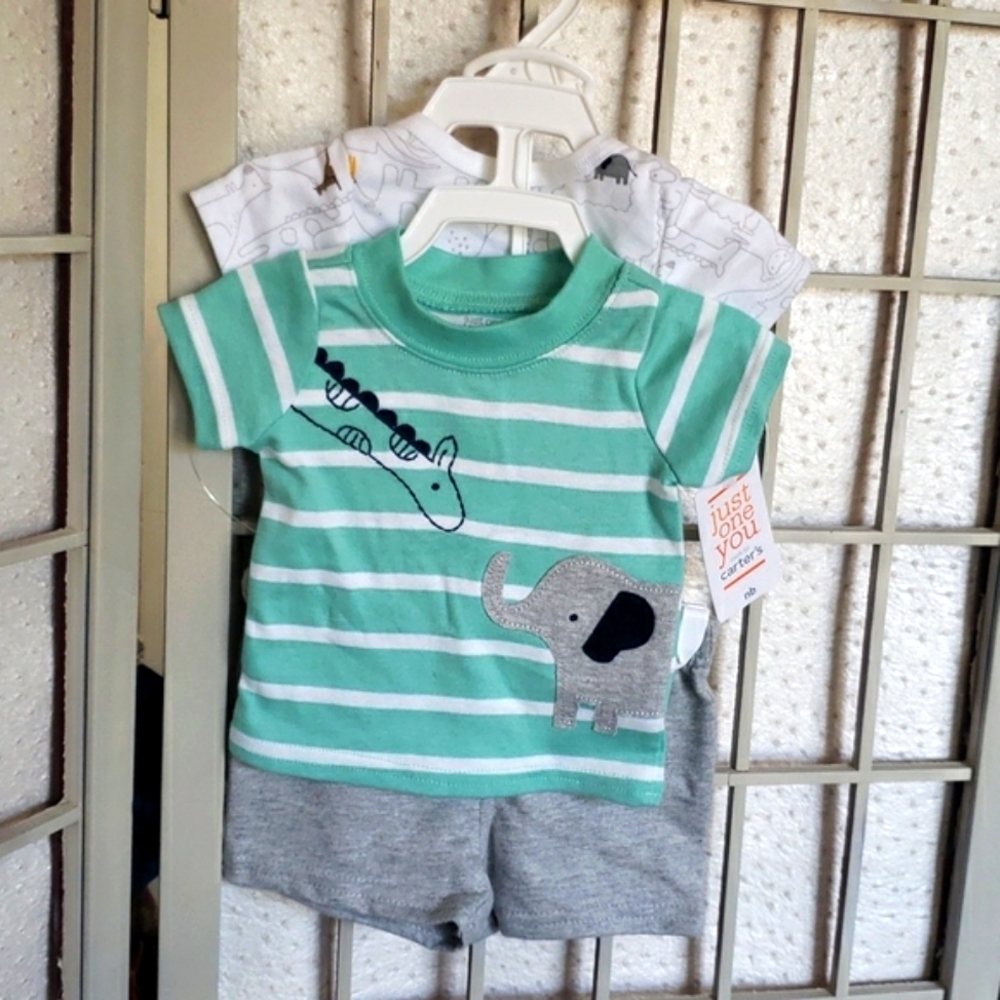 Carter's baby boy 3 pieces set new
